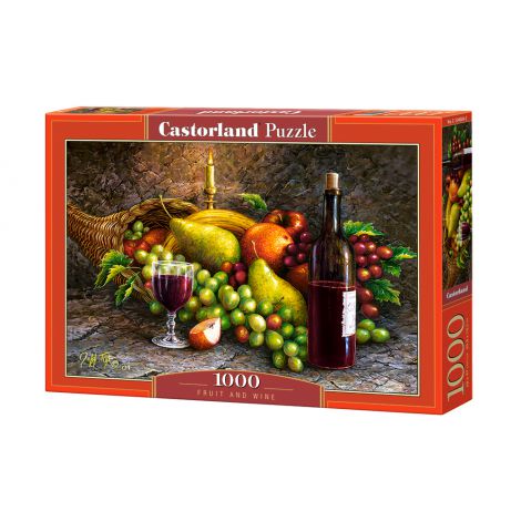 Puzzle Castorland 1000el Martwa natura owoce i wino
